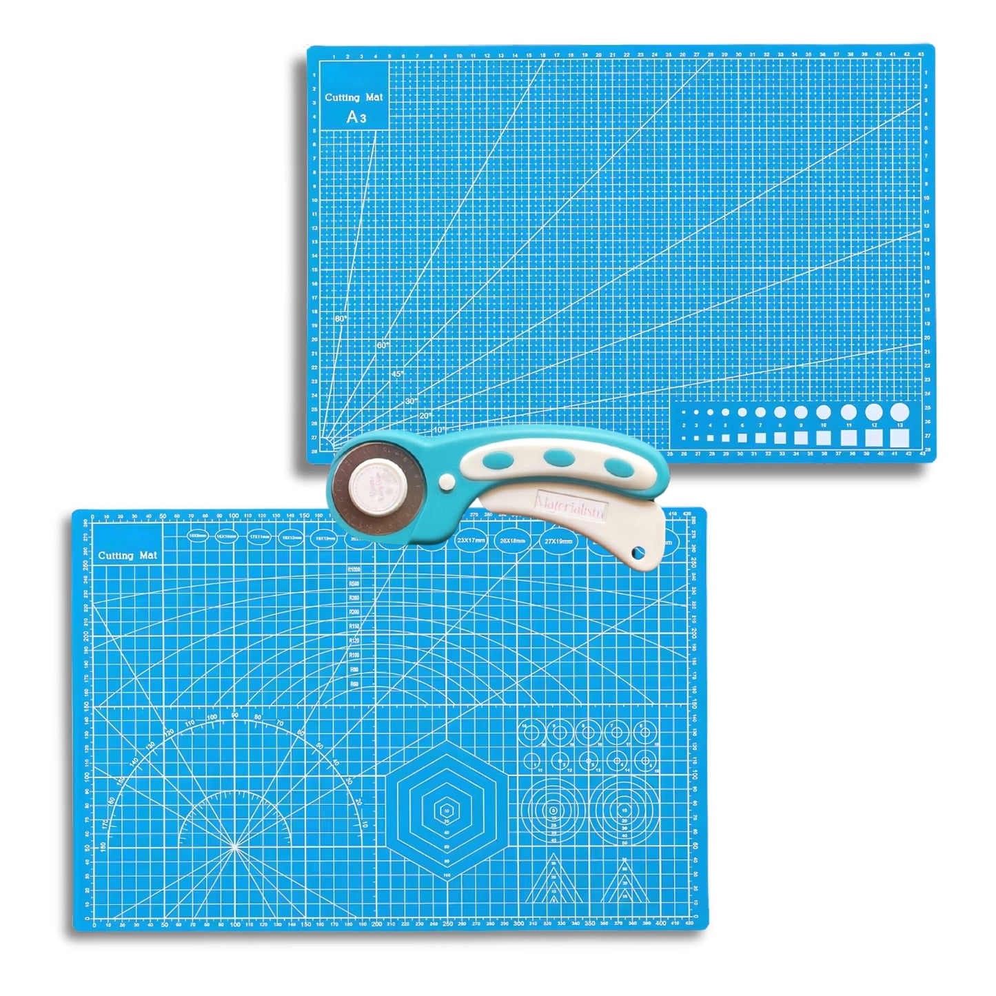 Rotary Cutter + A3 Cutting Mat Bundle