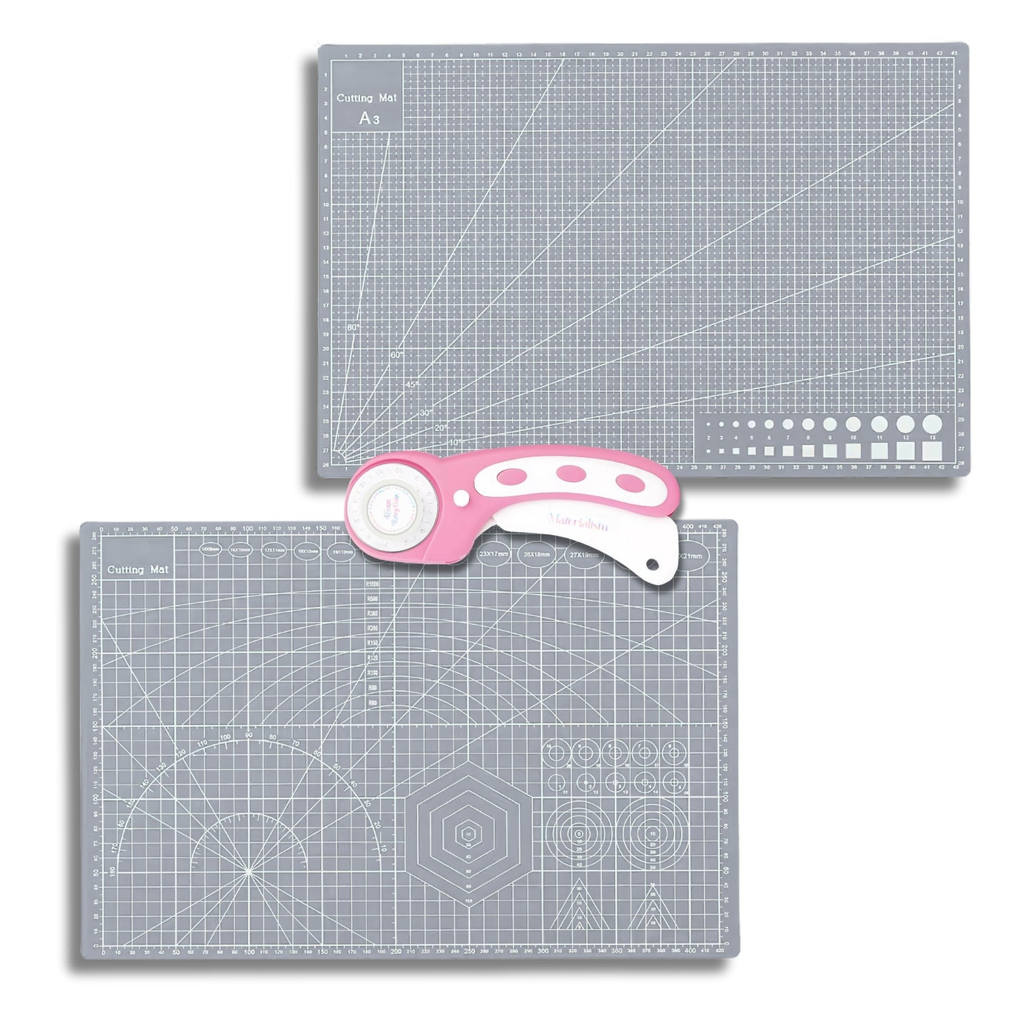Rotary Cutter + A3 Cutting Mat Bundle