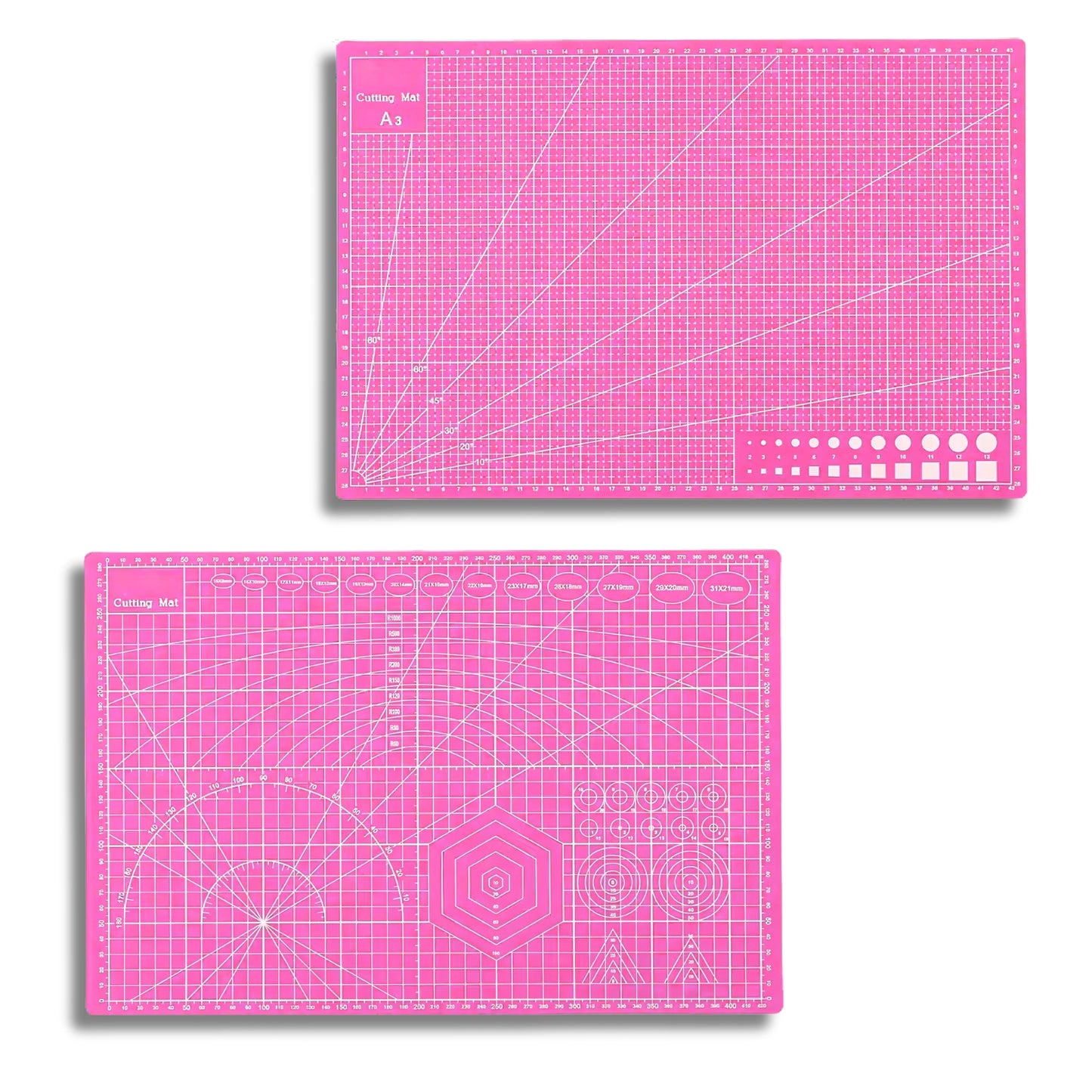 pink cutting mat a3