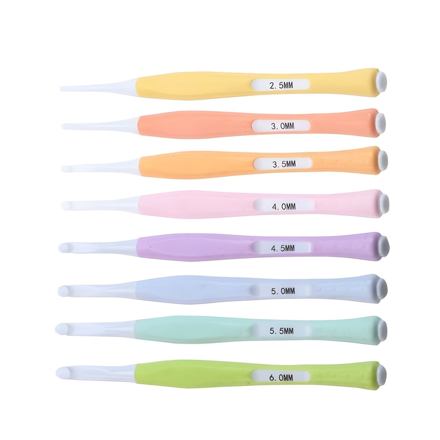 pastel crochet hook set
