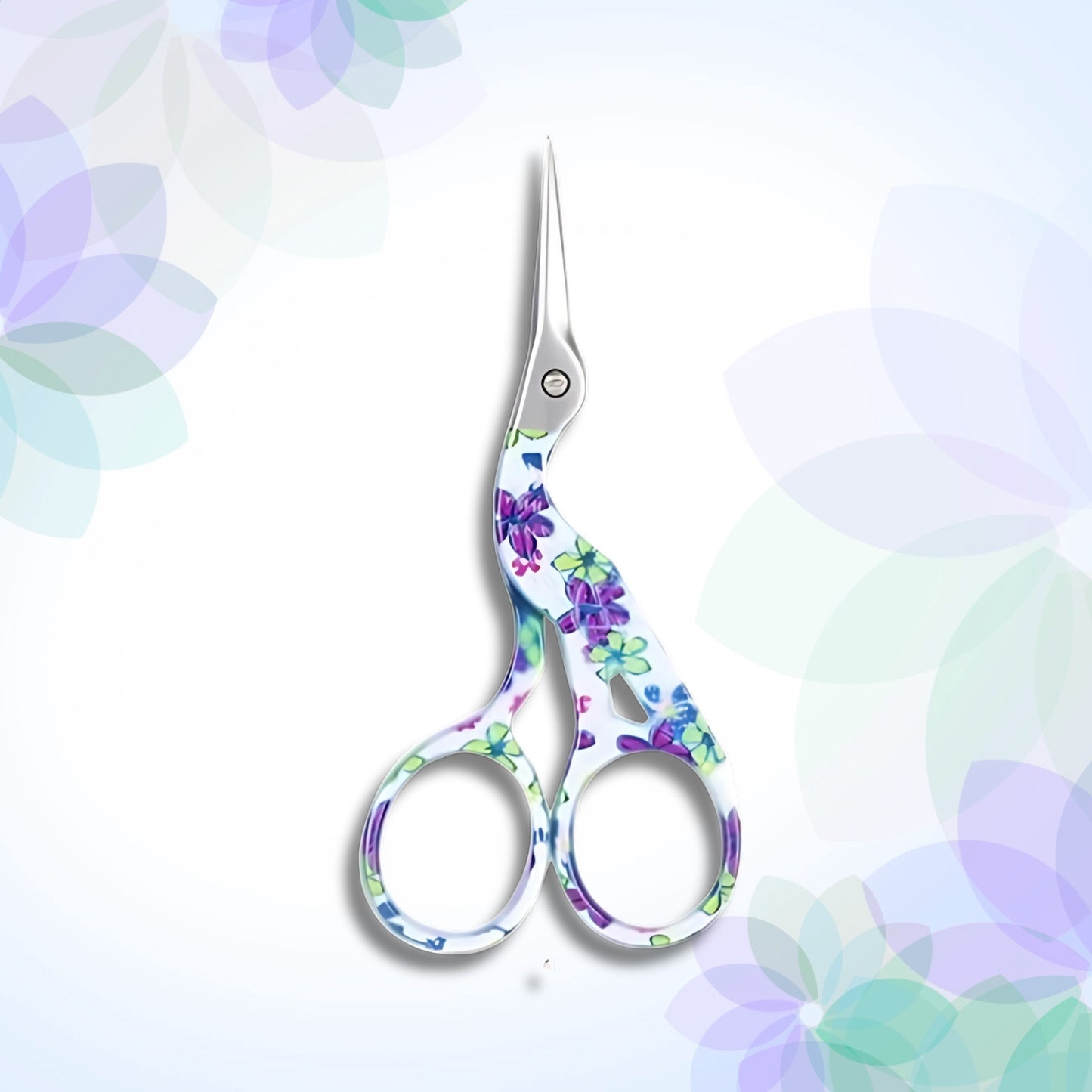 floral printed scissors