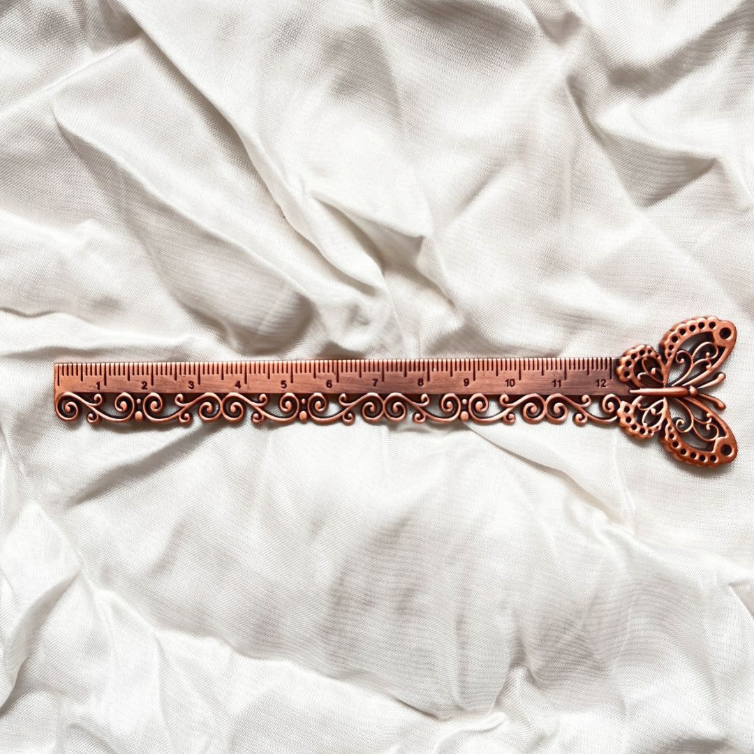 Vintage Butterfly Ruler