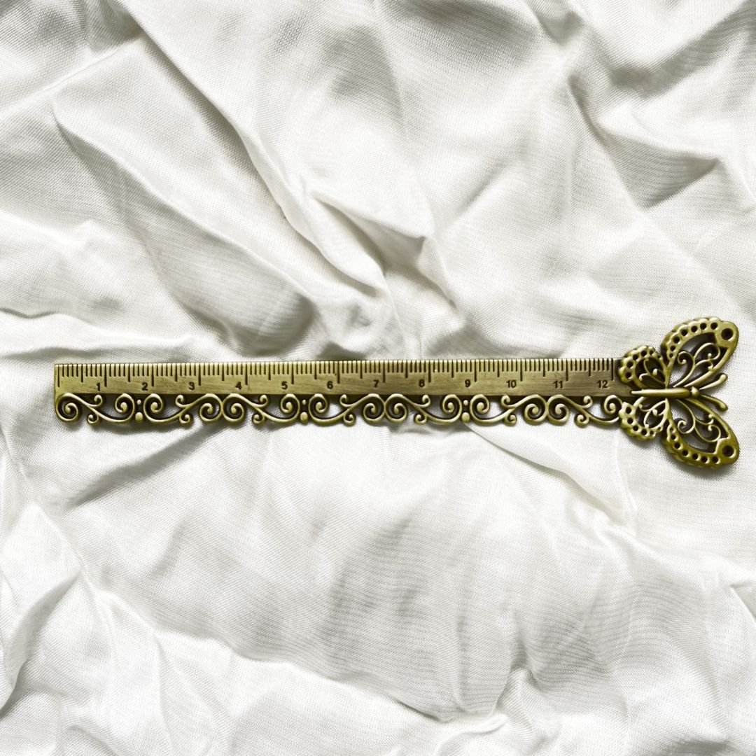 Vintage Butterfly Ruler