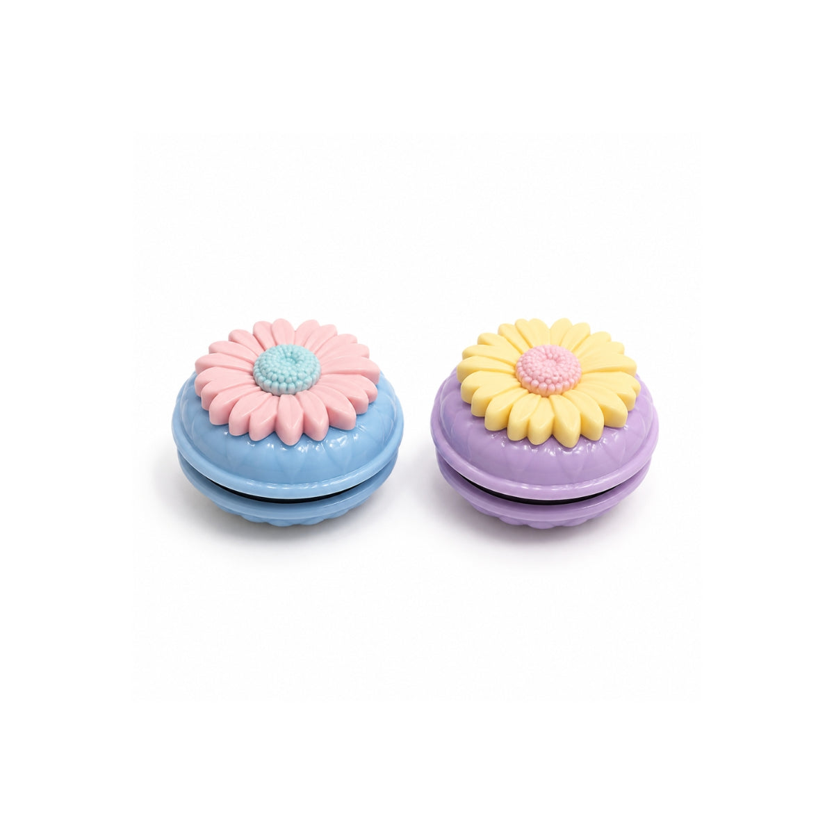 Mini Macaroon Flower Needle Minder + Pincushion