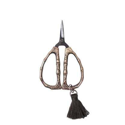 Mini Bamboo Embroidery Scissors with Tassel