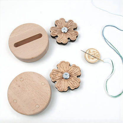 Engraved Wooden Thread Cutter (Single Piece)