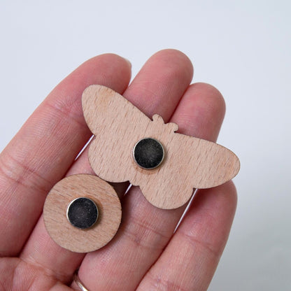 Butterfly Magnetic Wooden Needle Minders (Pack of 2)
