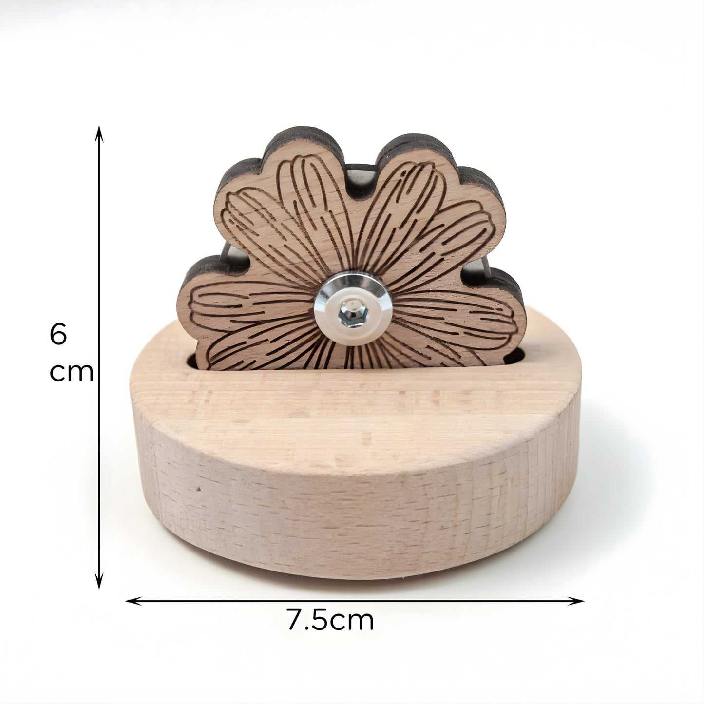 Engraved Wooden Thread Cutter (Single Piece)