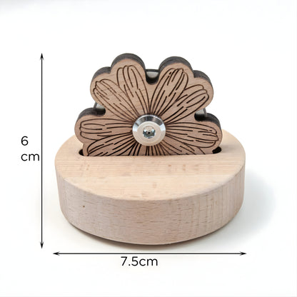 Engraved Wooden Thread Cutter (Single Piece)