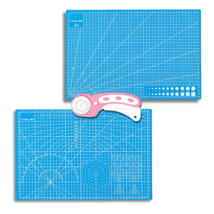 Rotary Cutter + A3 Cutting Mat Bundle