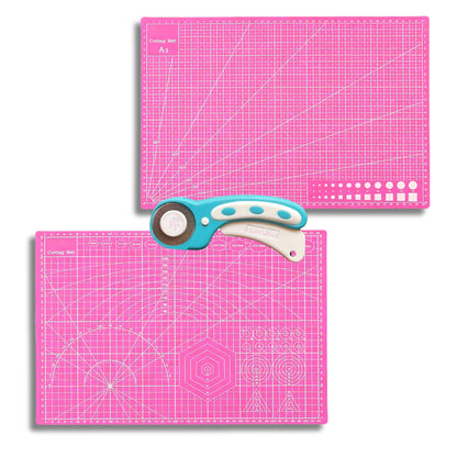 Rotary Cutter + A3 Cutting Mat Bundle