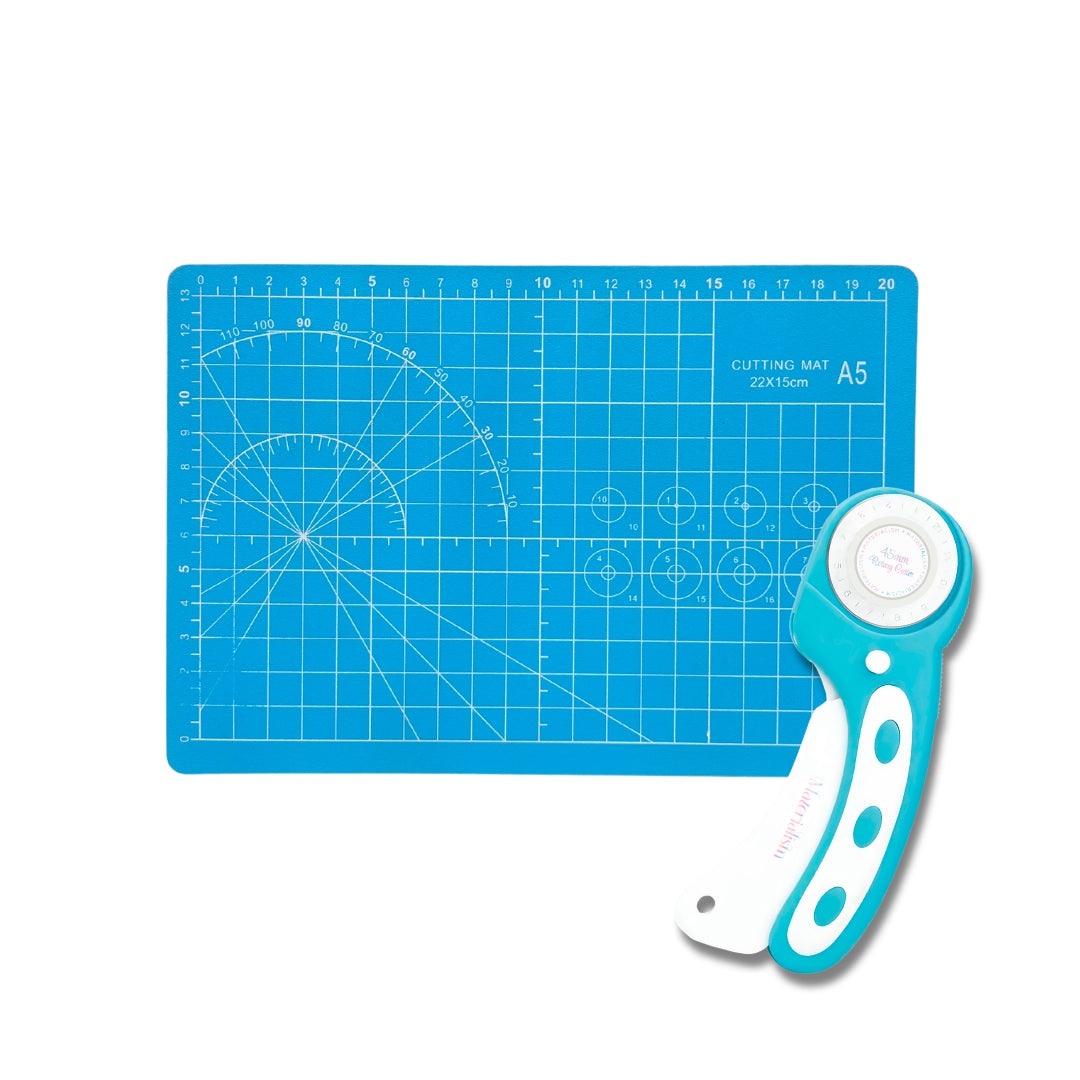 45mm rotary cutter with cutting mat