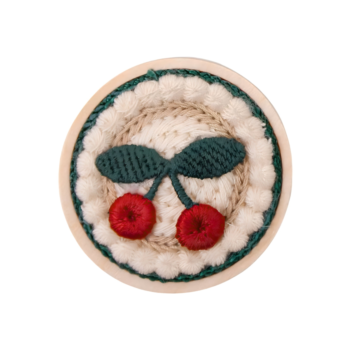 Woollen Cherry Needle Minder