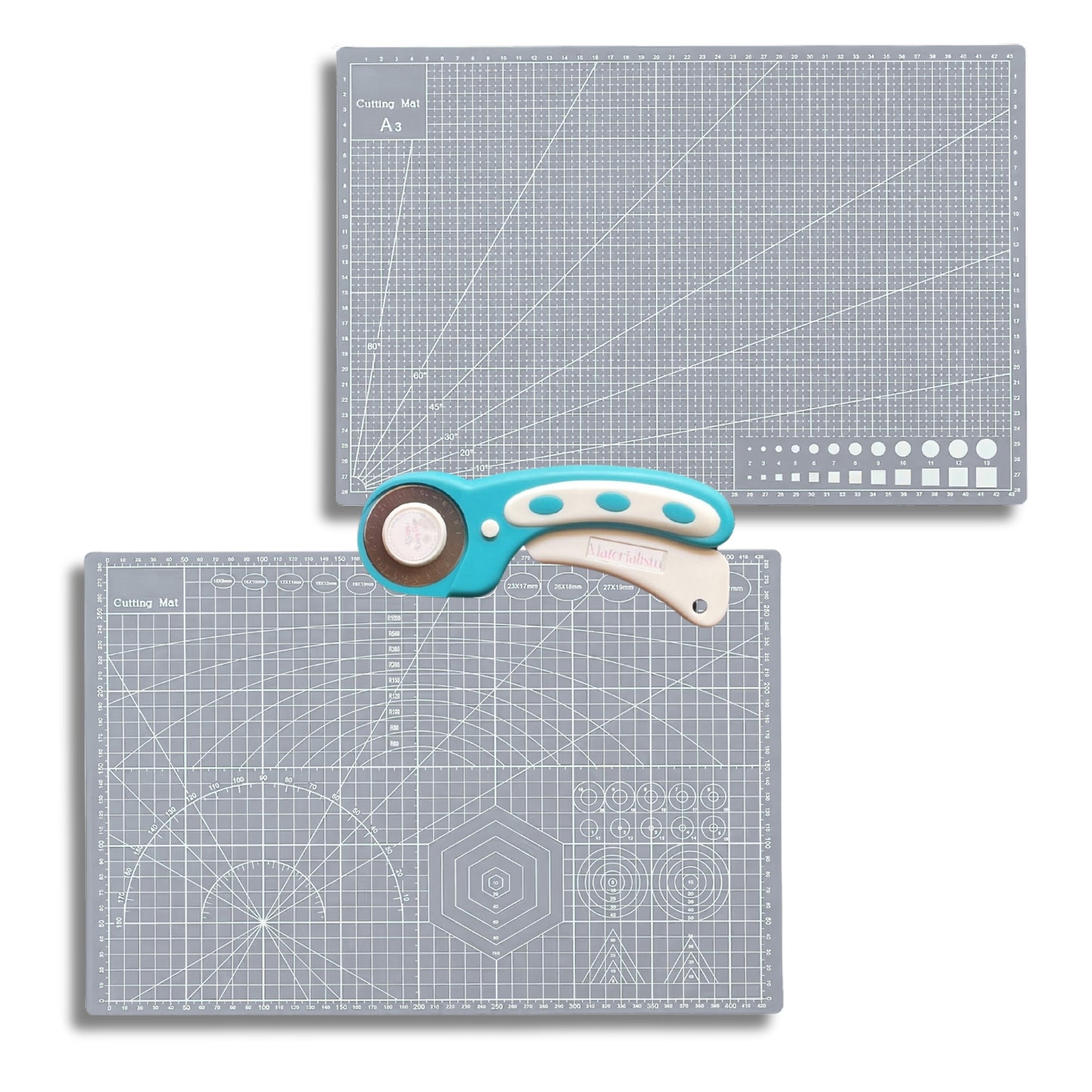 Rotary Cutter + A3 Cutting Mat Bundle