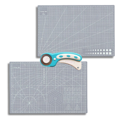 Rotary Cutter + A3 Cutting Mat Bundle