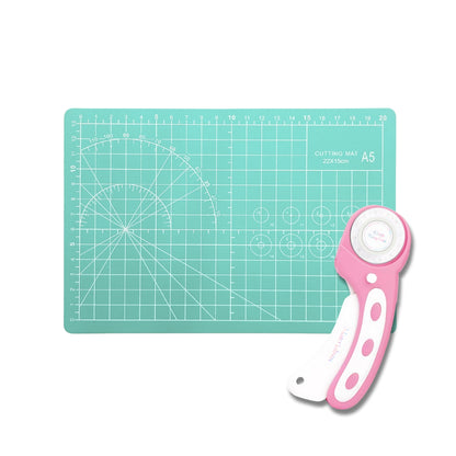 Rotary Cutter + A5 Cutting Mat Bundle