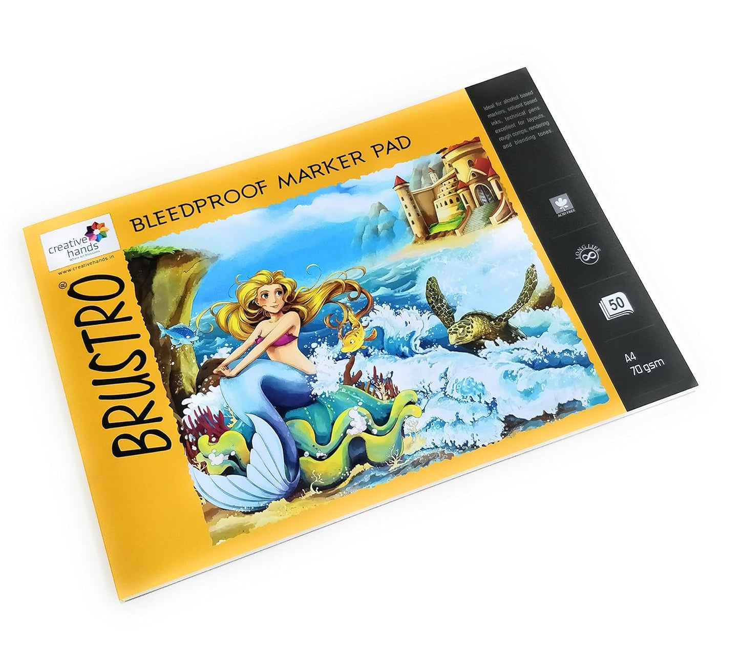Brustro Bleedproof Marker Pad 70GSM - A4