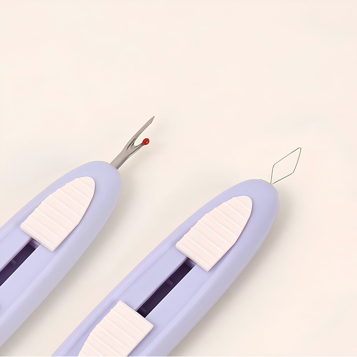 2-in-1 Retractable Seam Ripper + Needle Threader Tool