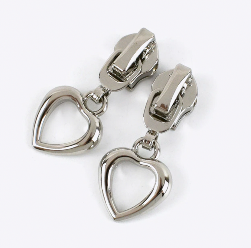 Silver Zipper Puller