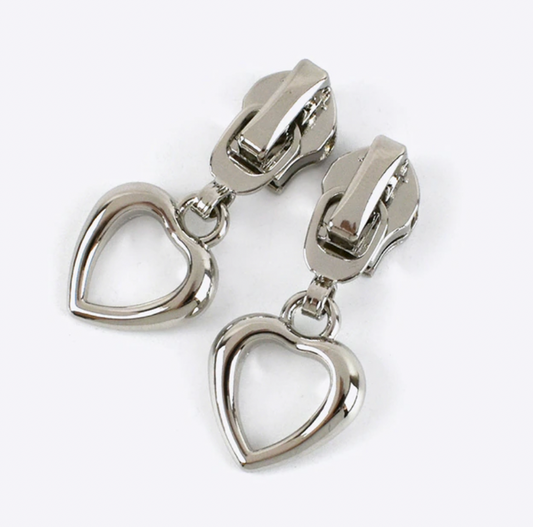 Silver Zipper Puller