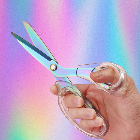 Holographic Acrylic Fabric Scissors (8.5inch)