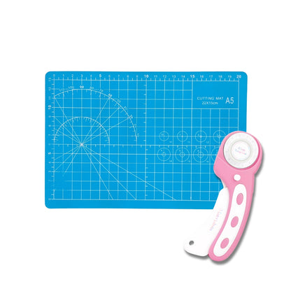 Rotary Cutter + A5 Cutting Mat Bundle