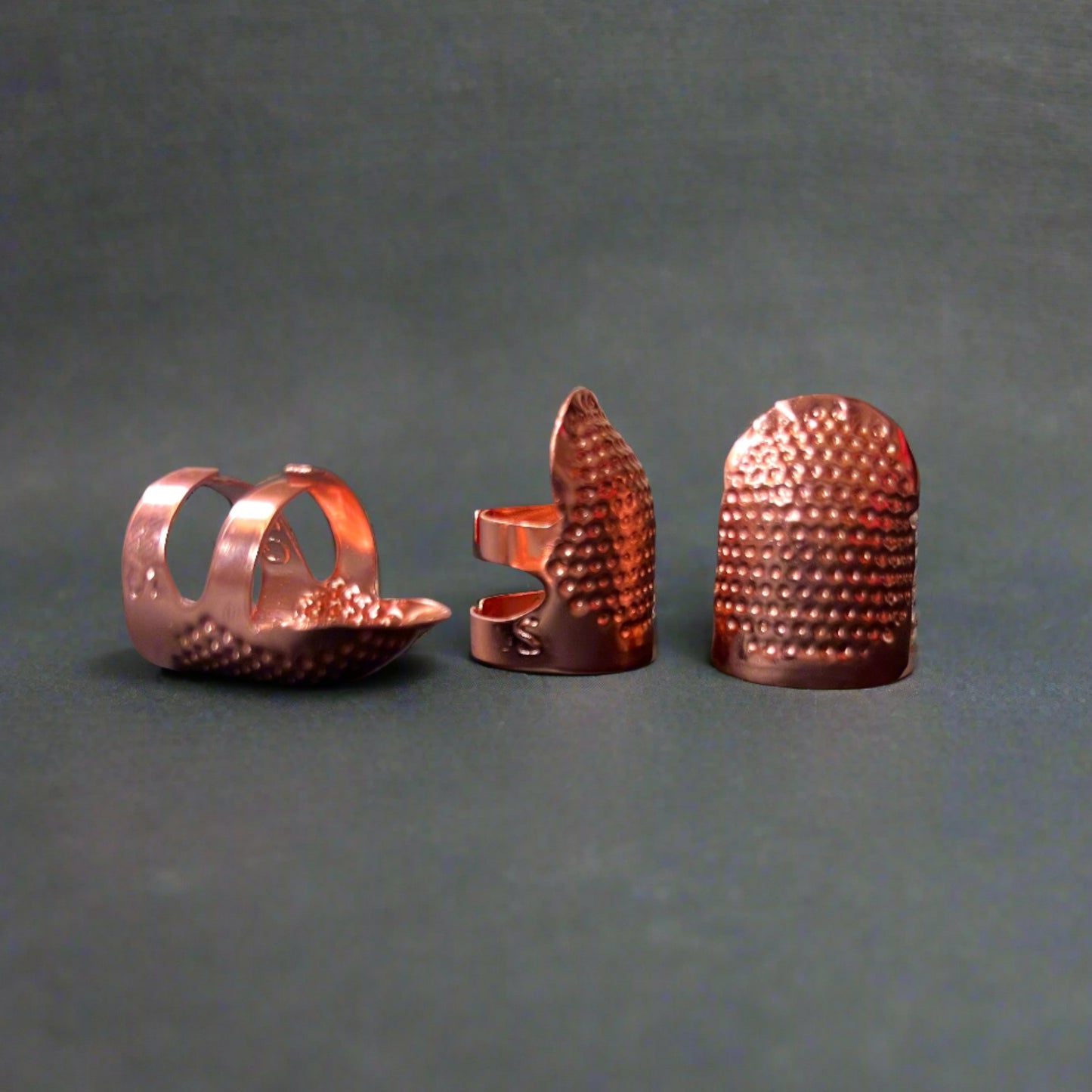 Sewing Thimble Finger Protector Rose Gold