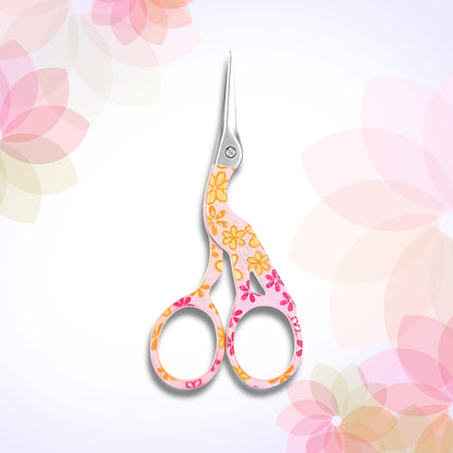 pink embroidery scissor