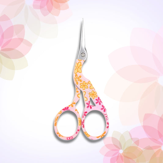 pink embroidery scissors