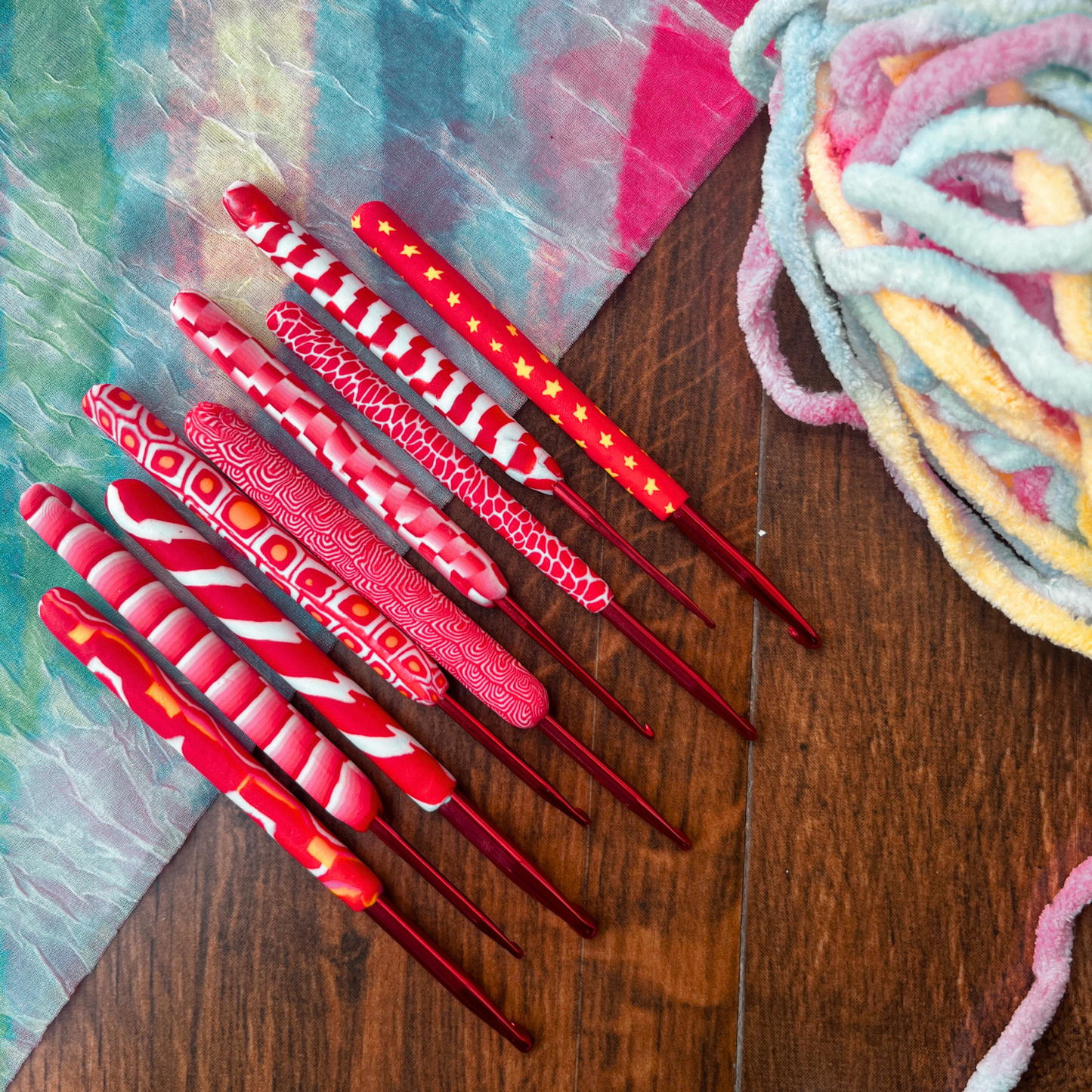 color crochet hooks