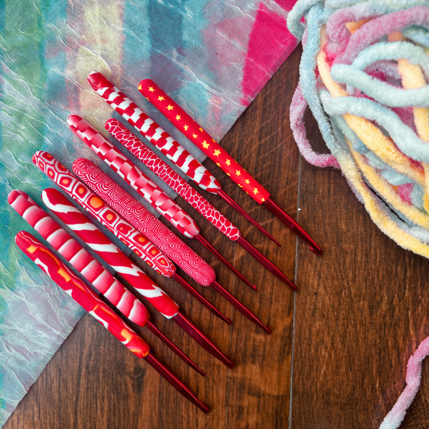 color crochet hooks