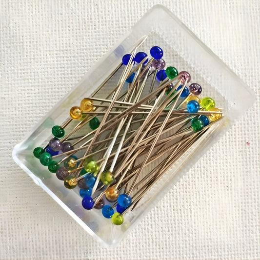 glass head straight pins for sewing