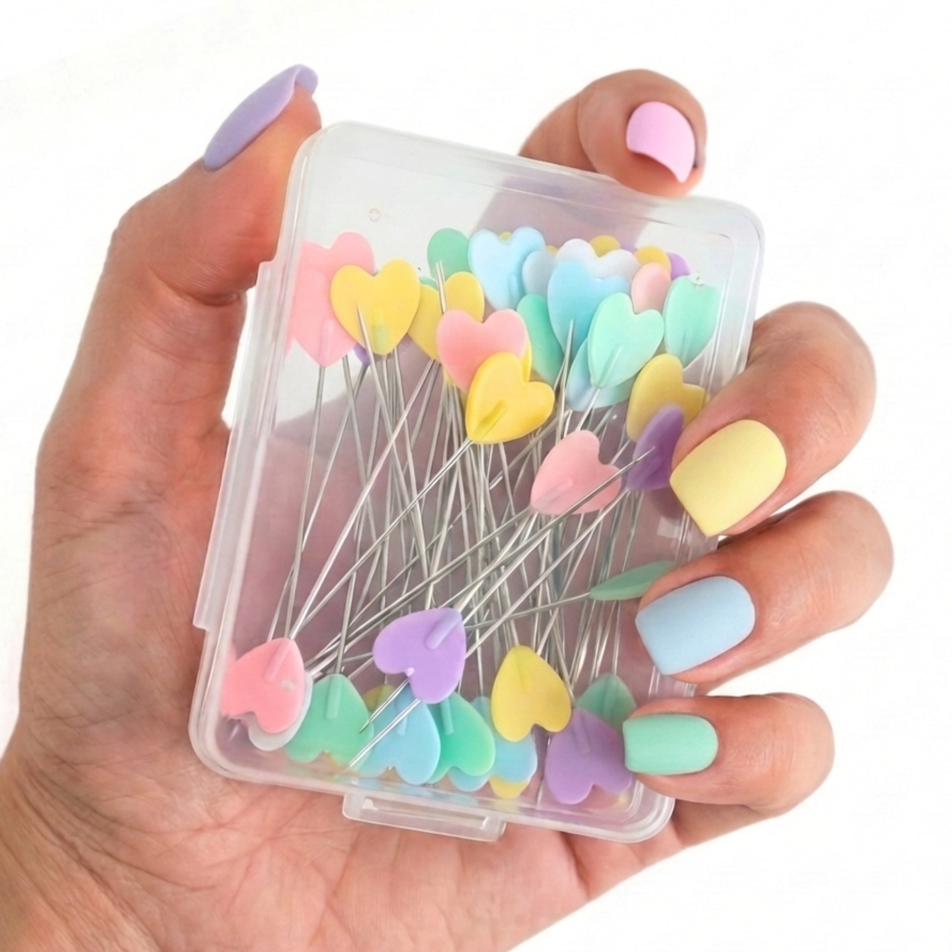 heart pins for tailoring and stitching