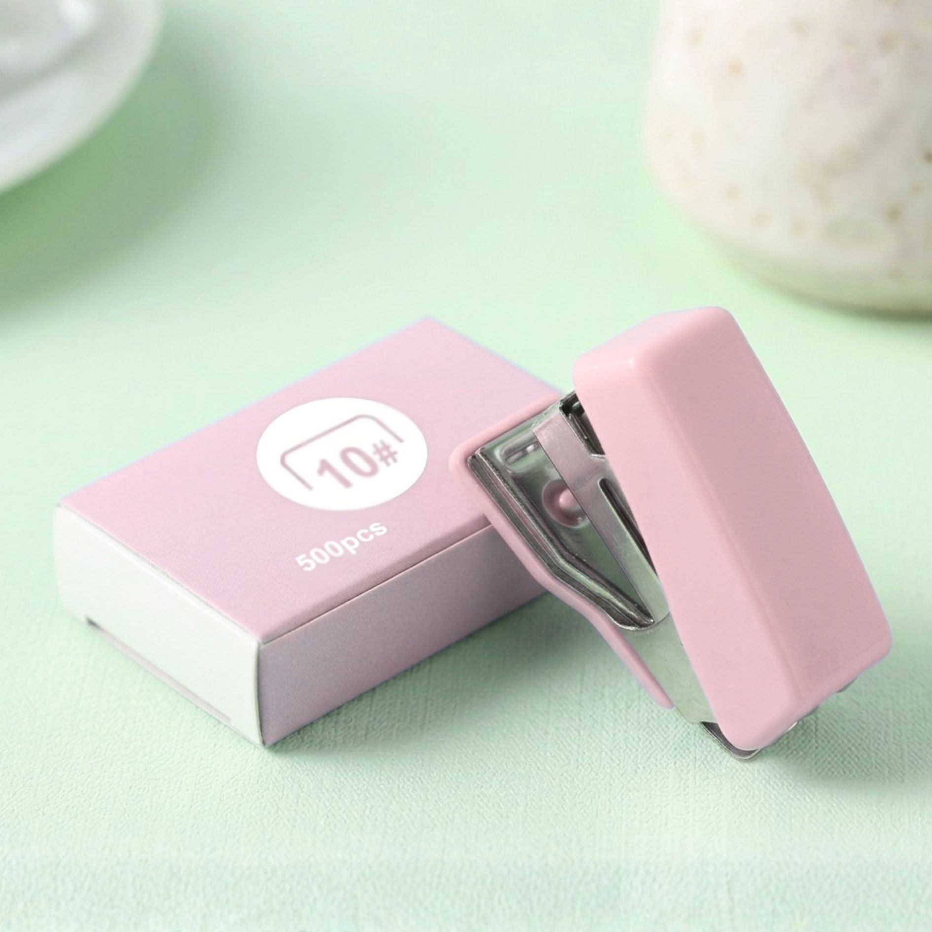 pink stationery
