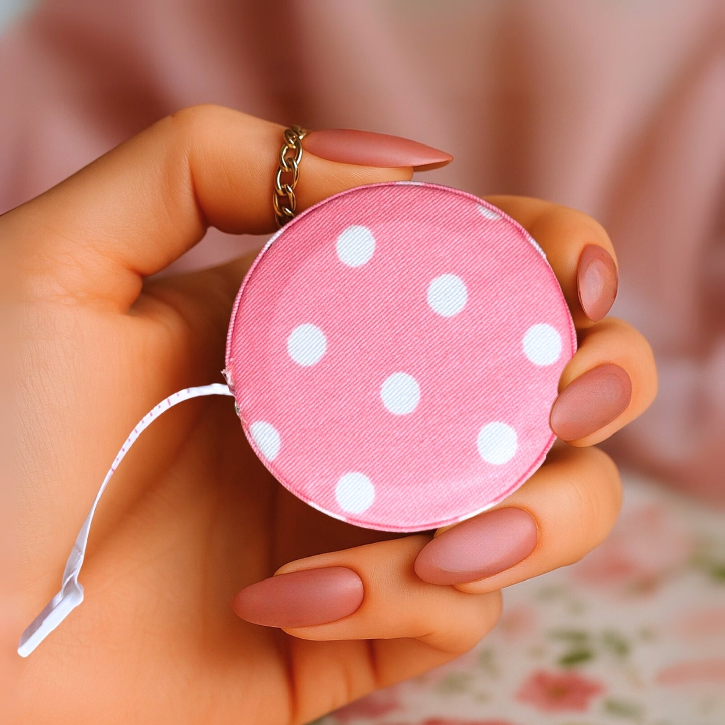 pink measuring tape